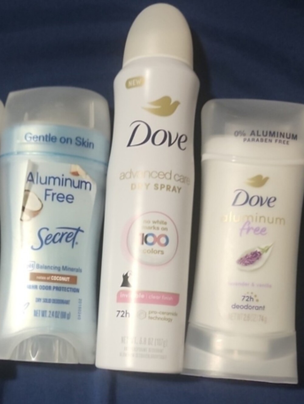 3 new bundle stick andDry Spray Antiperspirant Deodorant - White (72H)